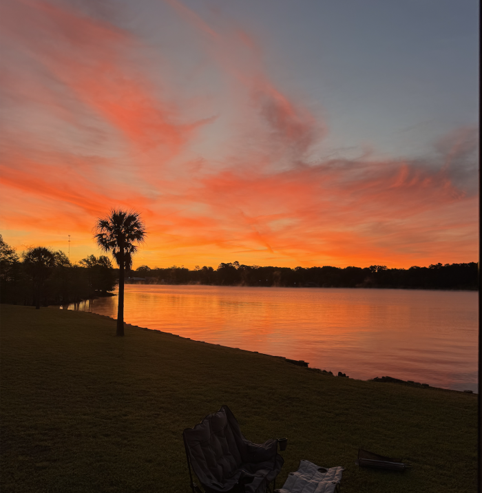 sunrise over toledo bend