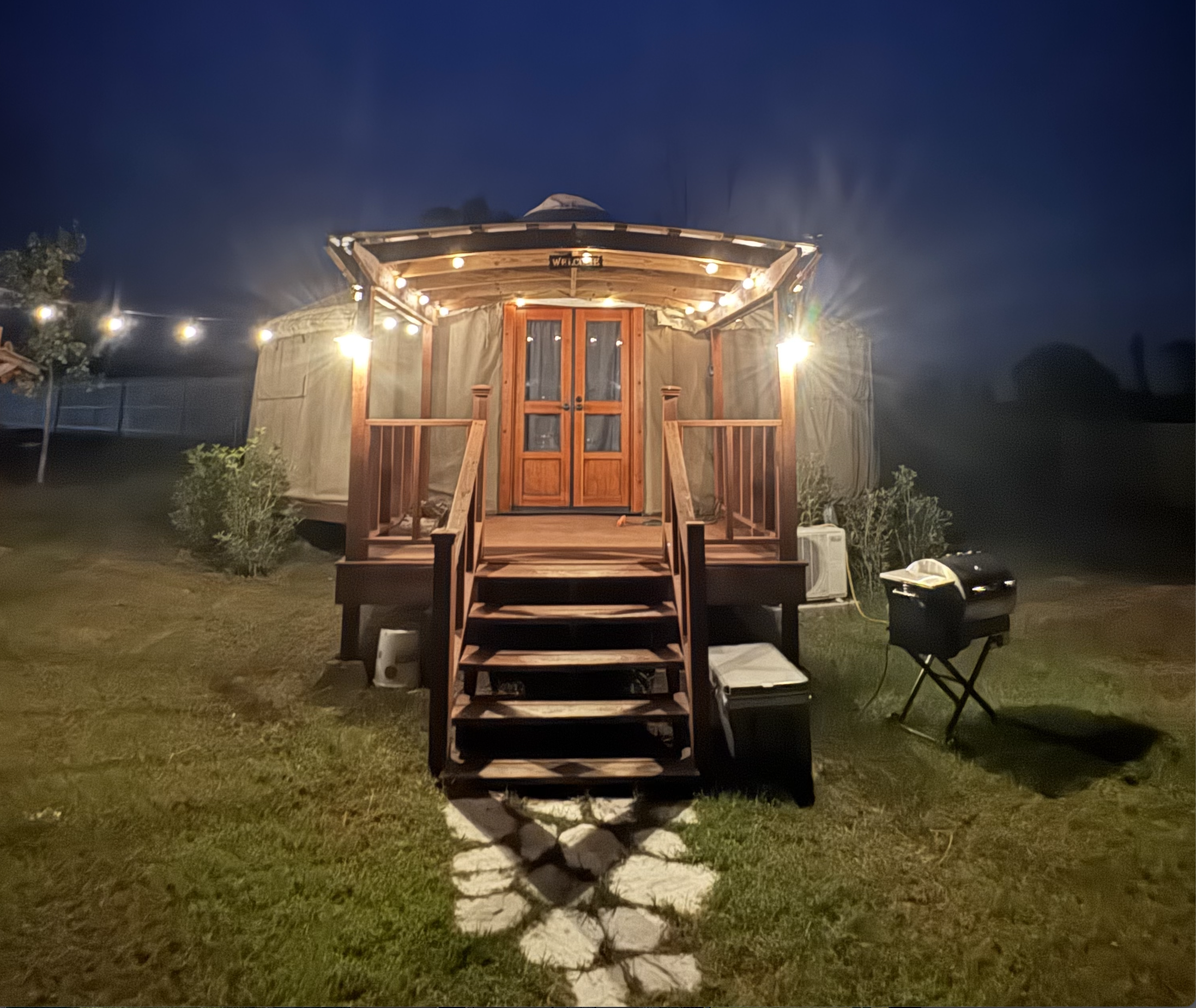 luxury yurt at toledo bend