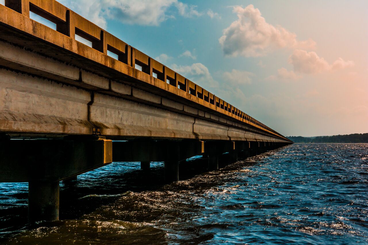 Pendleton Bridge over Toledo Bend Reservoir