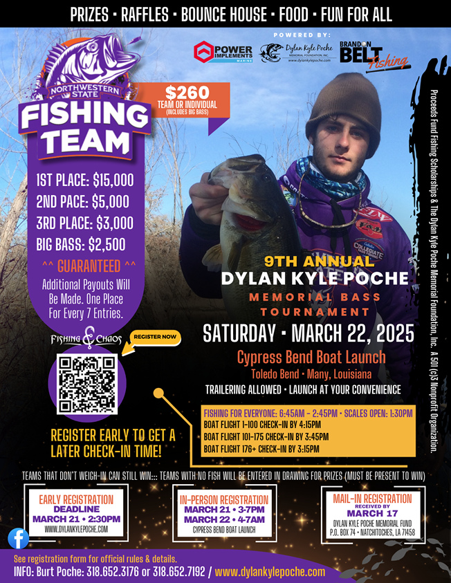 Poche Memorial Tournament Flyer 2025