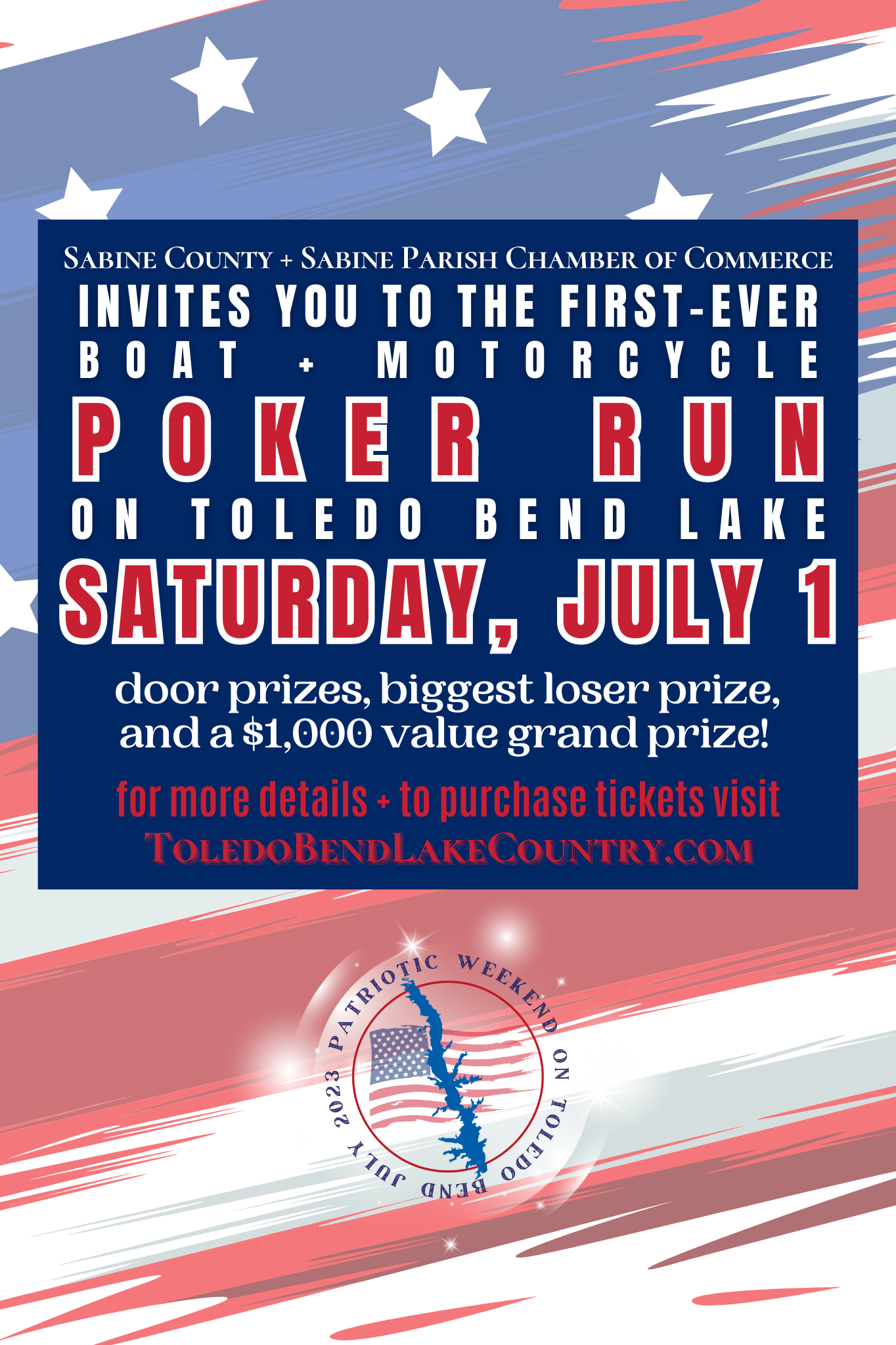 Patriotic Weekend on Toledo Bend Poker Run 