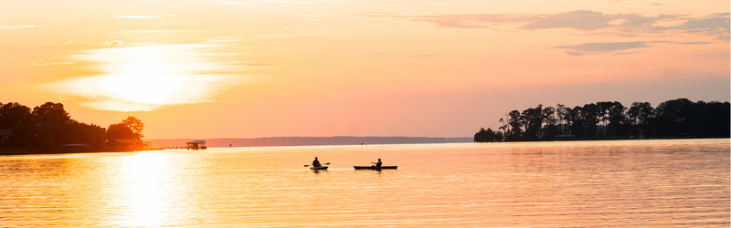 sunset over toledo bend