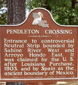 Pendleton Crossing Historical Marker