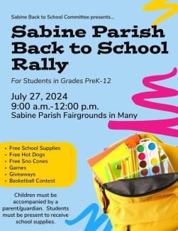 Back to school rally